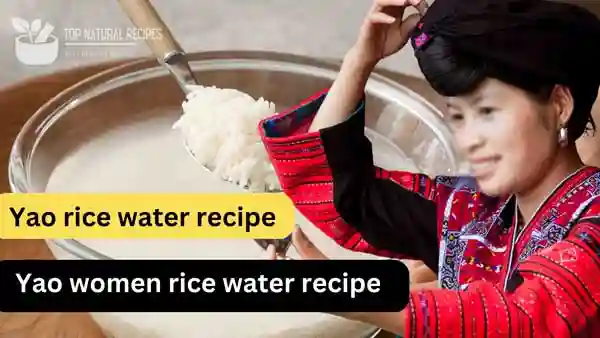 yao women rice water recipe